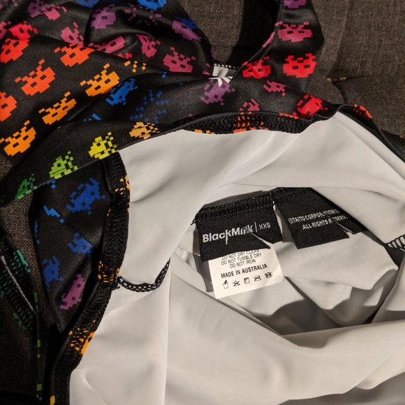 BLACK MILK SPACE INVADER RAINBOW SWIM - Picture 4 of 5